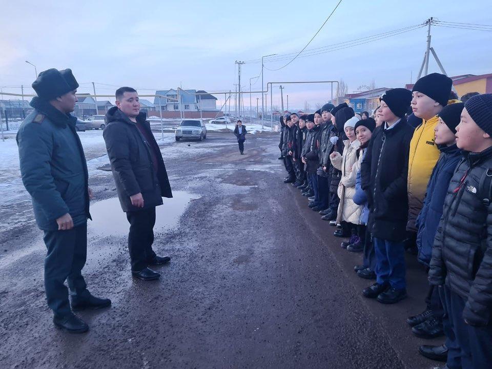 Оқушылар тасымалы кезіндегі тәртіппен сап түзеу